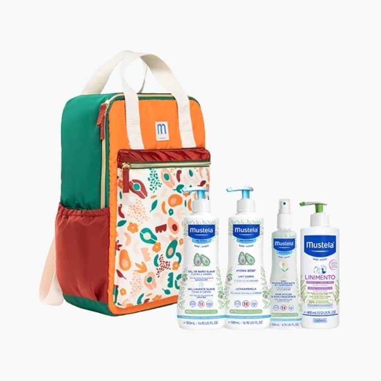 Mustela Mochila Family Adventures Terracota