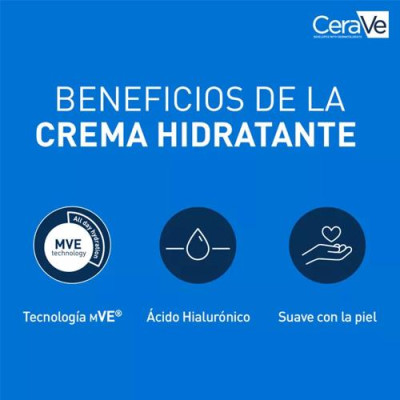 CeraVe Crema Hidratante 340g: Hidratación Profunda para Piel Sensible