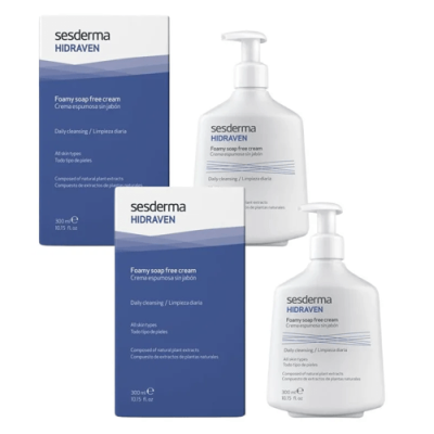 Sesderma Hidraven Crema Espumosa sin Jabón Pack 2x300 ml