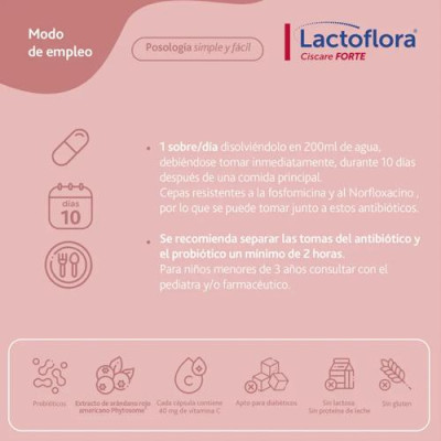 Lactoflora Ciscare Forte: Defensas Urinarias con Arándano y D-Manosa