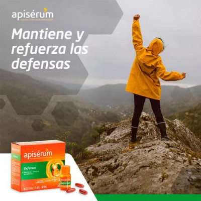 Apisérum Defensas 30 Cápsulas para el sistema inmune y energía