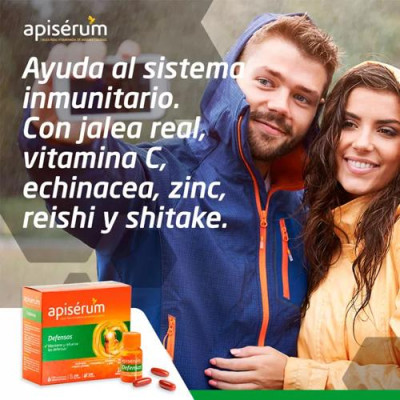 Apisérum Defensas 30 Cápsulas para el sistema inmune y energía