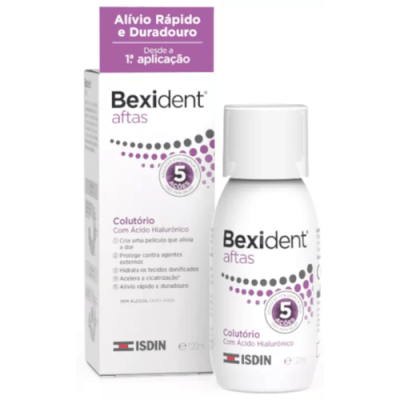 Bexident Aftas Colutorio 120ml alivia y cicatriza heridas bucales