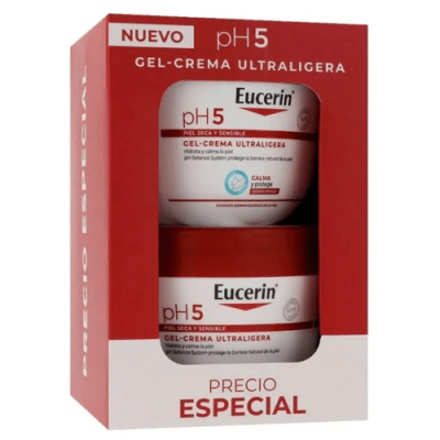 Eucerin pH5 Crema-Gel Ultraligera 2x350ml para piel seca y sensible