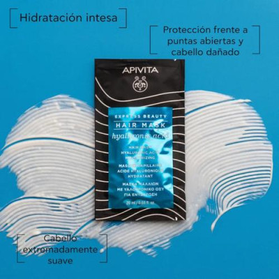 Apivita Mascarilla Capilar Hidratante 20ml para cabello seco