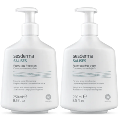 Sesderma Salises Crema Espumosa sin Jabón 2x250ml piel grasa
