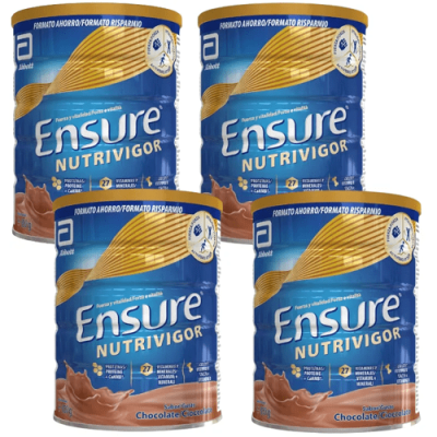 Ensure Nutrivigor Chocolate 4x850g, nutrición para adultos y mayores