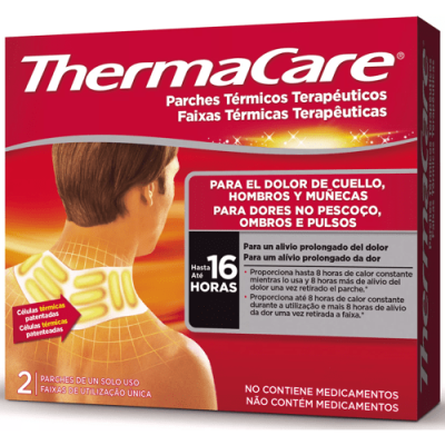 Thermacare Cuello y Hombros 2uds - Parches de calor alivia dolor
