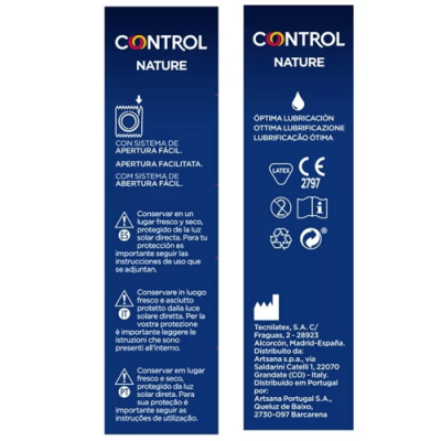 Control Nature Preservativos 12 uds, confort y protección segura