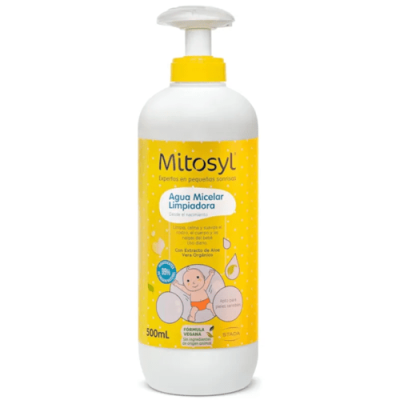 Mitosyl Agua Micelar Limpiadora Aloe Vera 500ml para bebés