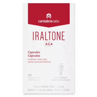 Iraltone AGA Densidad Capilar 60 Cápsulas para caída cabello
