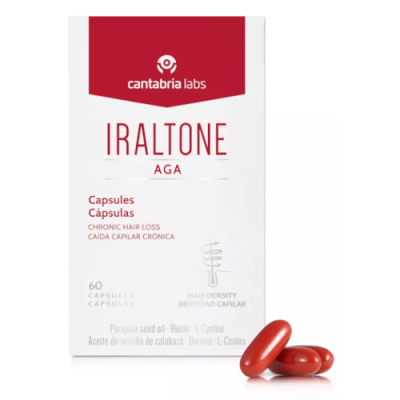 Iraltone AGA Densidad Capilar 60 Cápsulas para caída cabello