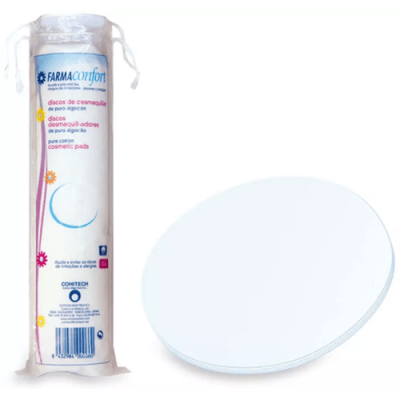 Farmaconfort Discos Desmaquillantes 80 uds 100% Algodón