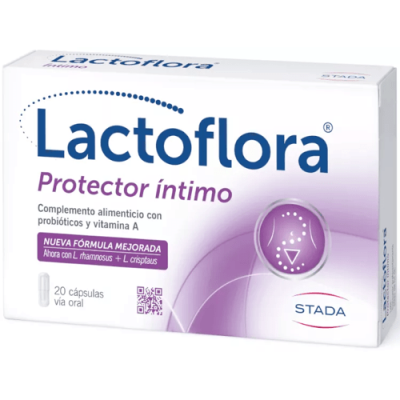 Lactoflora Probiótico Íntimo 20 Cápsulas para Bienestar Femenino