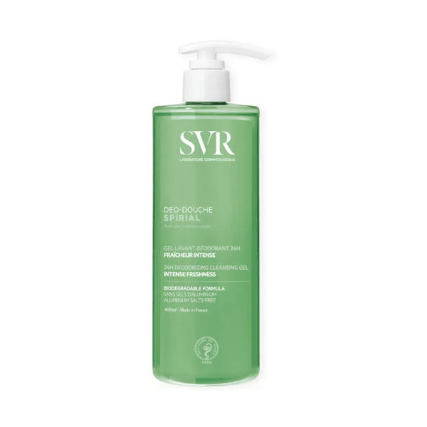SPIRIAL DEO-DOUCHE GEL LIMPIADOR DESODORANTE SVR 1 ENVASE 400 ML
