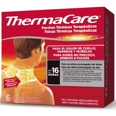 Thermacare Cuello y Hombros 6uds | Parche calor muscular