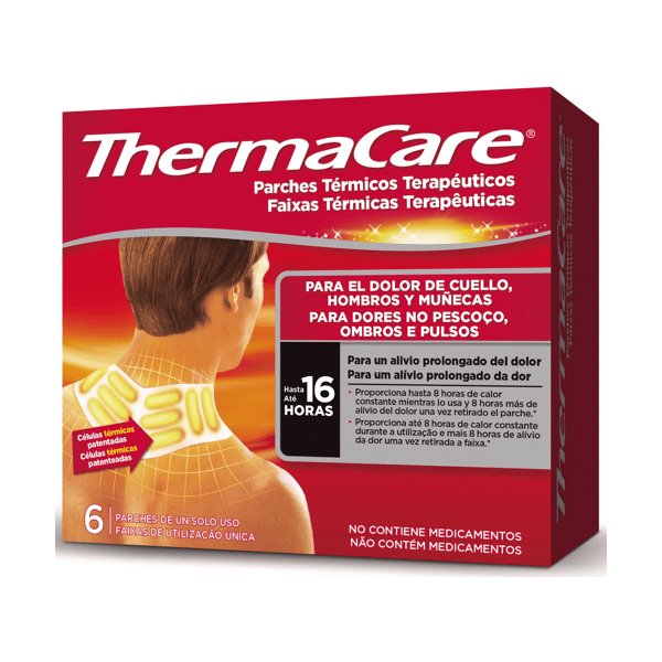 THERMACARE CUELLO HOMBRO 6 UDS