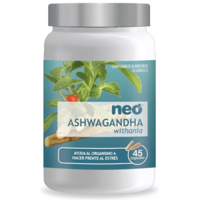 Neo Ashwagandha 45 Cápsulas: Relajante Natural y Antiespasmódico