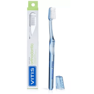 Cepillo Dental Vitis Orthodontic para Ortodoncia en Adultos