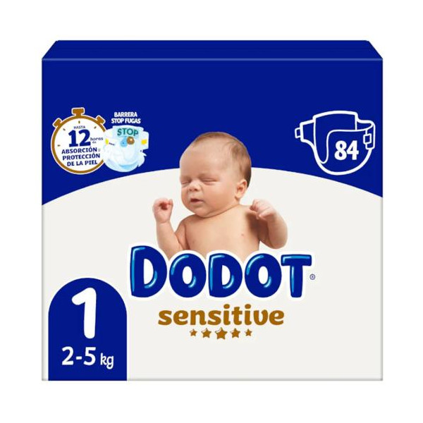 Dodot Pañales sensitive 84 unidades