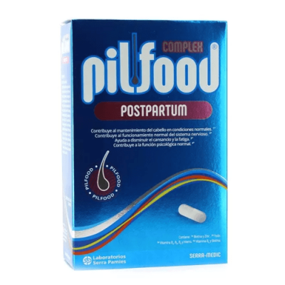 Pilfood Complex Postpartum 90 Cápsulas Anticaída Postparto