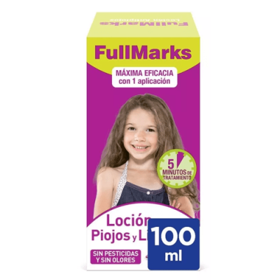 Fullmarks Loción Antipiojos 100ml con Lendrera | Rápida y Eficaz