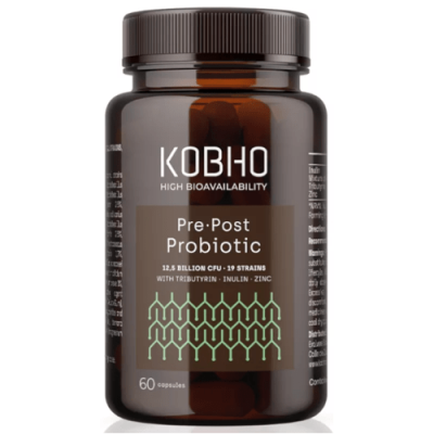 Kobho Labs Prebiótico + Postbiótico para Salud Intestinal 60c