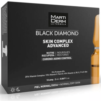 Martiderm Black Diamond Skin Complex 10 Ampollas Antiedad