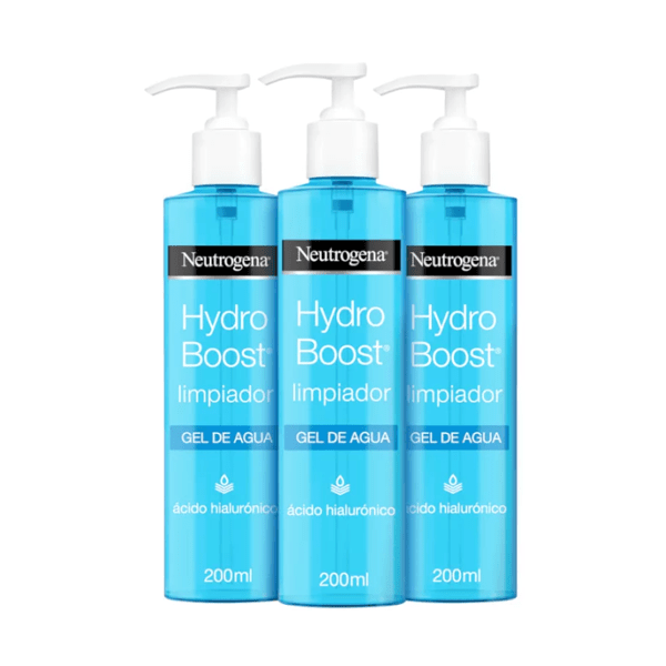 NEUTROGENA HYDRO BOOST LIMPIADOR GEL DE AGUA SIN PERFUME 1 ENVASE 200 ML