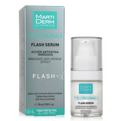 MartiDerm Flash Serúm 15ml - Revitaliza y reduce signos de fatiga