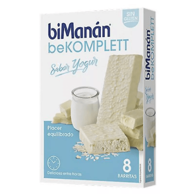 biManán BeKomplett Barritas Yogur 8uds Snack Saludable