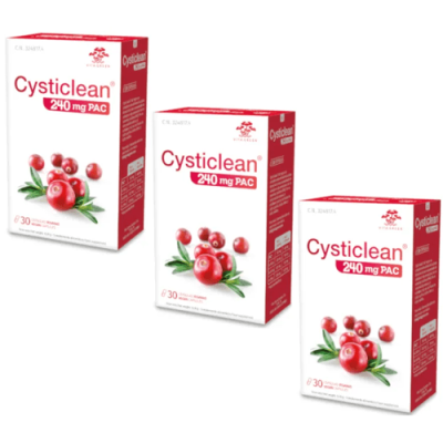 Cysticlean 240 mg 3x30 cápsulas para el alivio de la cistitis