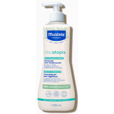 Mustela Stelatopia Gel Baño 500ml para Piel Atópica Bebés