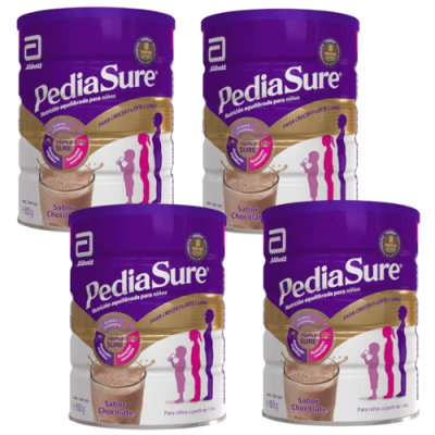 PediaSure Chocolate 4x850g Nutrición Infantil con Vitaminas y Minerales