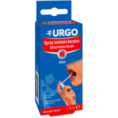 Urgo Aftas Spray 15ml: Alivio rápido para aftas y heridas bucales