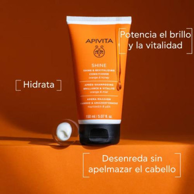 Apivita Acondicionador Brillo y Vitalidad 150ml para cabello