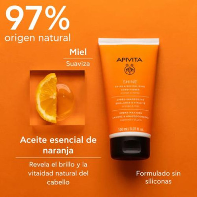 Apivita Acondicionador Brillo y Vitalidad 150ml para cabello