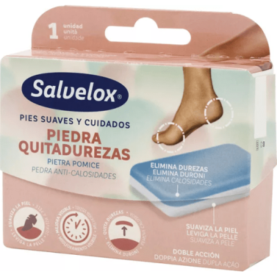 Salvelox Piedra Quitadurezas Doble Acción para eliminar durezas