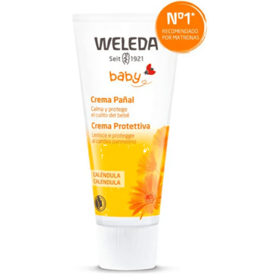 Weleda Caléndula Crema Pañal Bebé 75ml, protección natural
