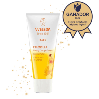 Weleda Caléndula Crema Pañal Bebé 75ml, protección natural