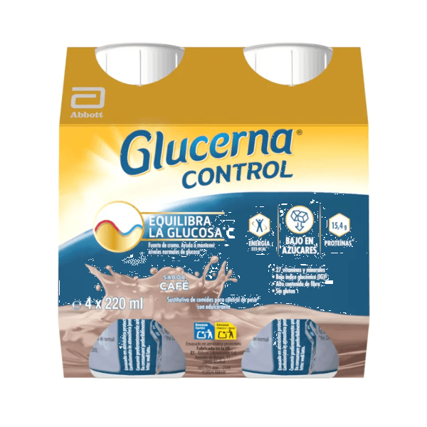 GLUCERNA CONTROL CAFE PACK 4 X 220ML