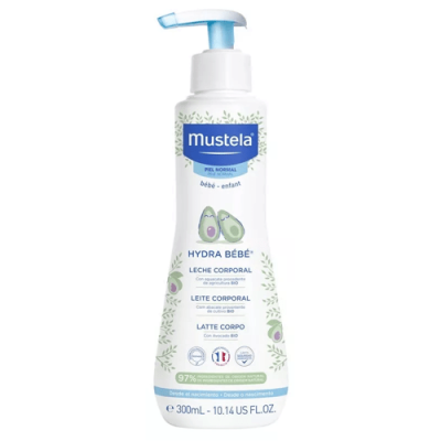 Mustela Hydra-Bebé Leche Corporal con Aguacate Bio 300ml