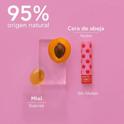 Apivita Bee Princess Bálsamo Labial Bio-Eco para niños 4g