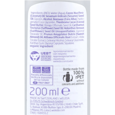 Weleda Leche Corporal Malva Blanca 200ml Piel Atópica Bebés
