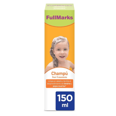 Fullmarks Champú 150ml elimina piojos y liendres eficazmente
