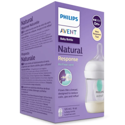 Biberón Philips Avent Natural Response Airfree 125 ml Tetina T2