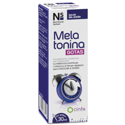 NS Melatonina Gotas 30 ml | Mejora tu sueño de forma natural