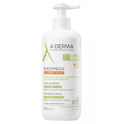 A-Derma Exomega Leche Emoliente 400ml para piel atópica
