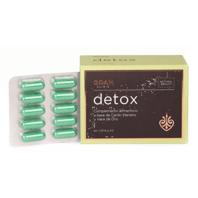Goah Clinic Detox 60 cápsulas para depurar el hígado y organismo