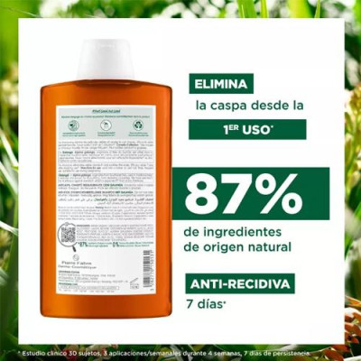 Klorane Champú Anticaspa Galanga 400ml para caspa visible